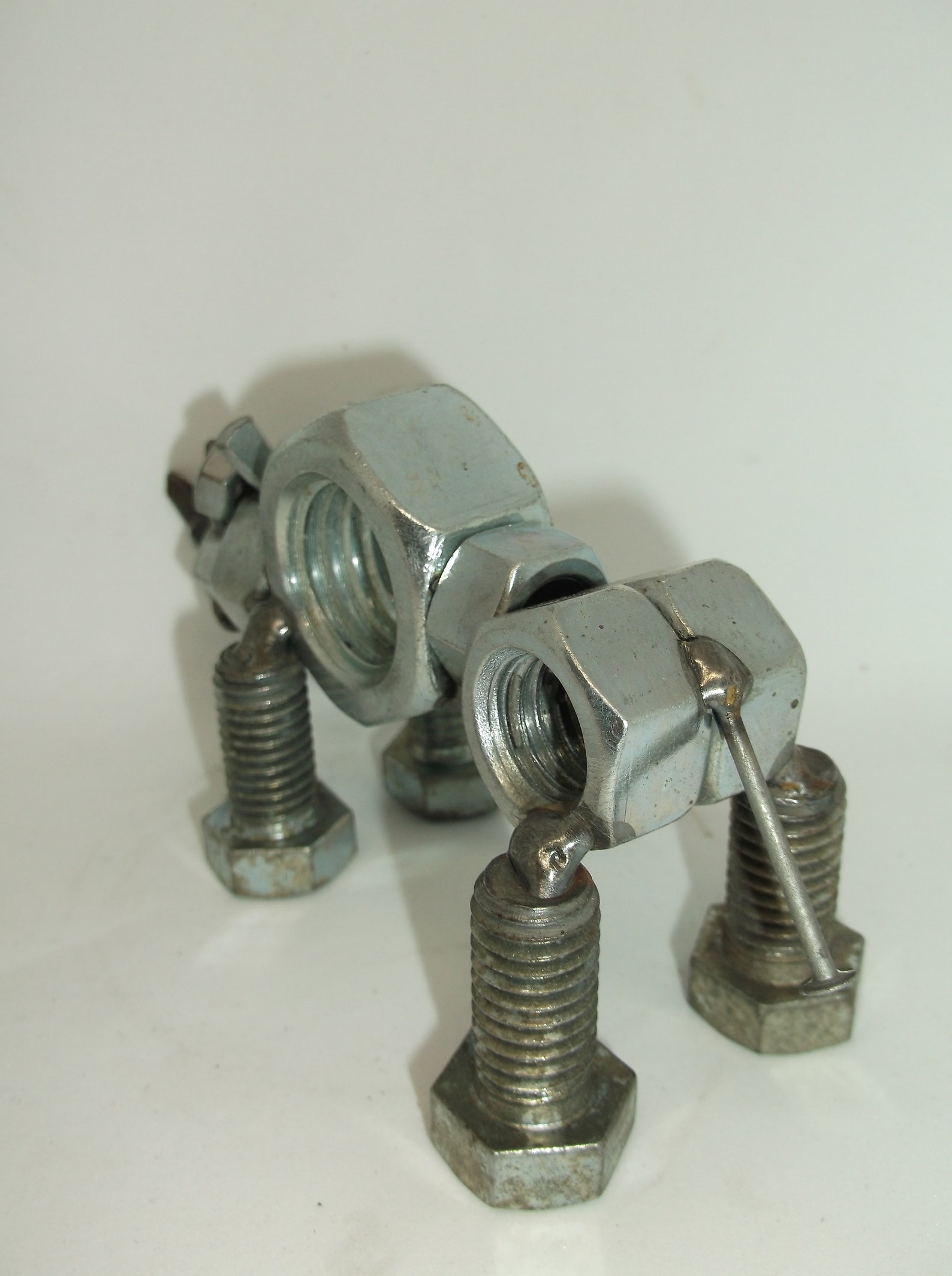 Rhino Metal Rhino Sculpture Animals Miniature up Cycled | Etsy