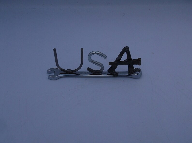 USA, tiny wrench, miniature gift ideas, recycled, up cycled, welded metal art image 7