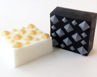 Studded Vegan Soap: Heavy Metal Bar Soap, Scented