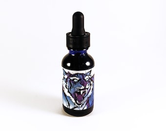 RIDE THE TIGER - Holy Diver - Smokey Aquatic Beard Oil & Conditioner for Dry Skin, Vegan, 1 oz.