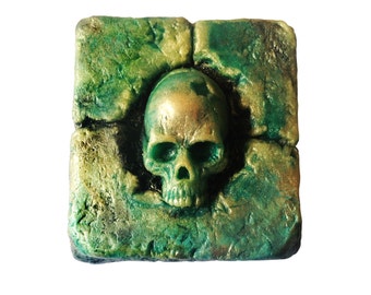 I want your SKULL - LIMITED EDITION Gilded Emerald- Celtic Skull Soap, 9 oz. Bath Sabbath Exclusive