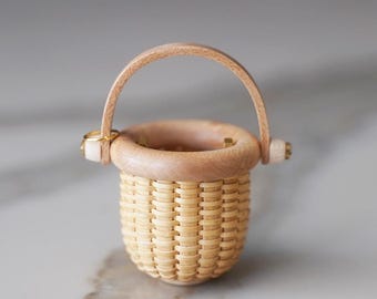 1" Nantucket Basket  Charm / Pendant #53