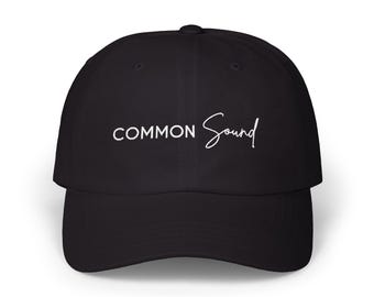 Common Sound embroidered Dad Cap | Black baseball hat