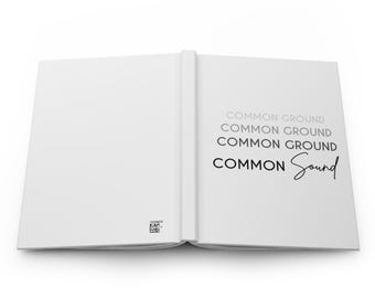 Common Ground Common Sound Inbunden Journal | Matt Anteckningsbok