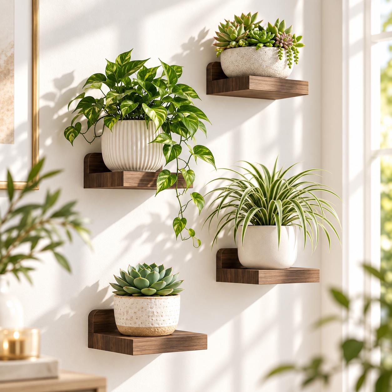 Éléments de décoration pour étagère
