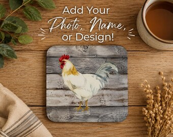Personalized Photo Coaster | Custom Drink Coaster, Home Decor