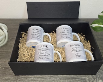 Ember & Rise Inspirational Mug Gift Set * Spiritual Awakening Recovery Gift