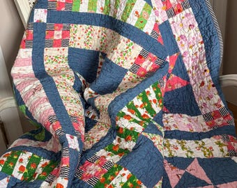 Handmade Strawberry Patch Quilt