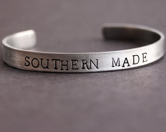 Southern Made Bracelet, Country Girl Jewelry, Farm Girl Deep South, Hunter Southern Redneck,  Southern Living Bracelet