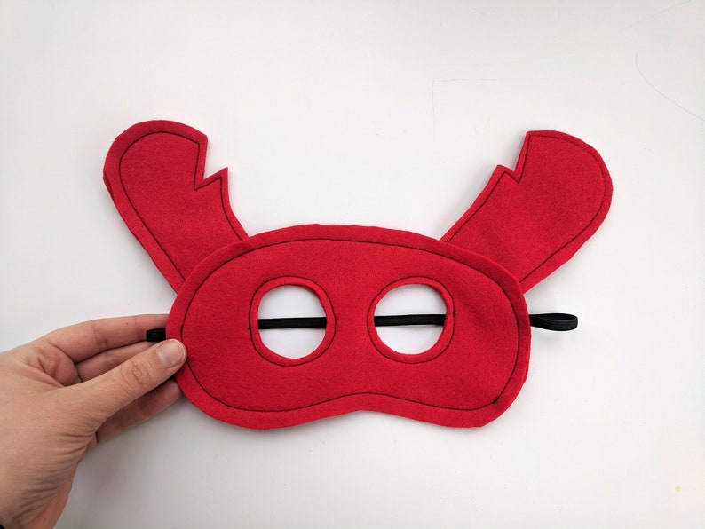 Felt Red Crab Mask for Adult
