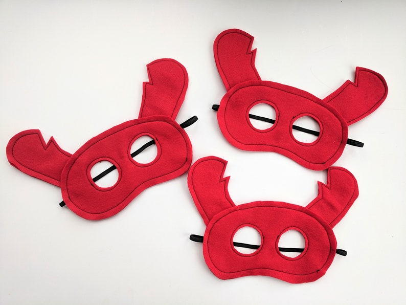 Felt Red Crab Mask for Adult