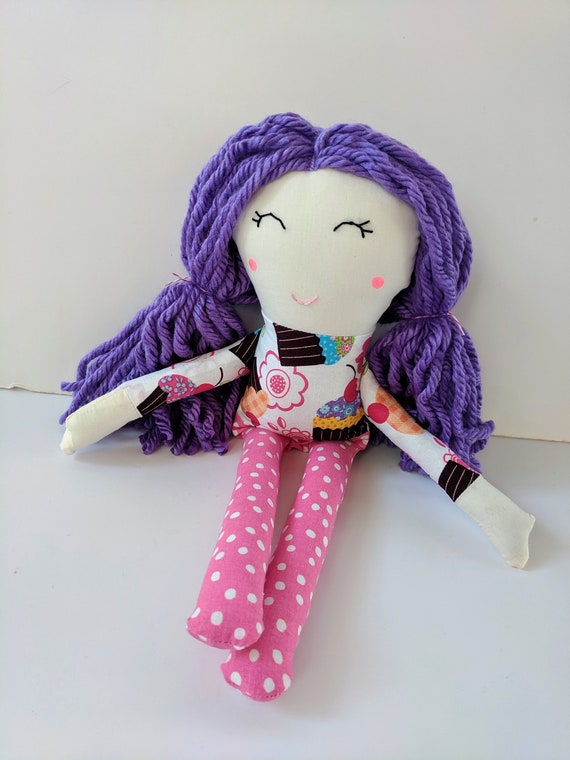 purple rag doll