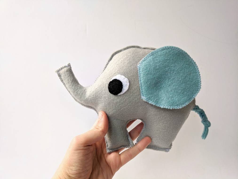blue elephant stuffed animal
