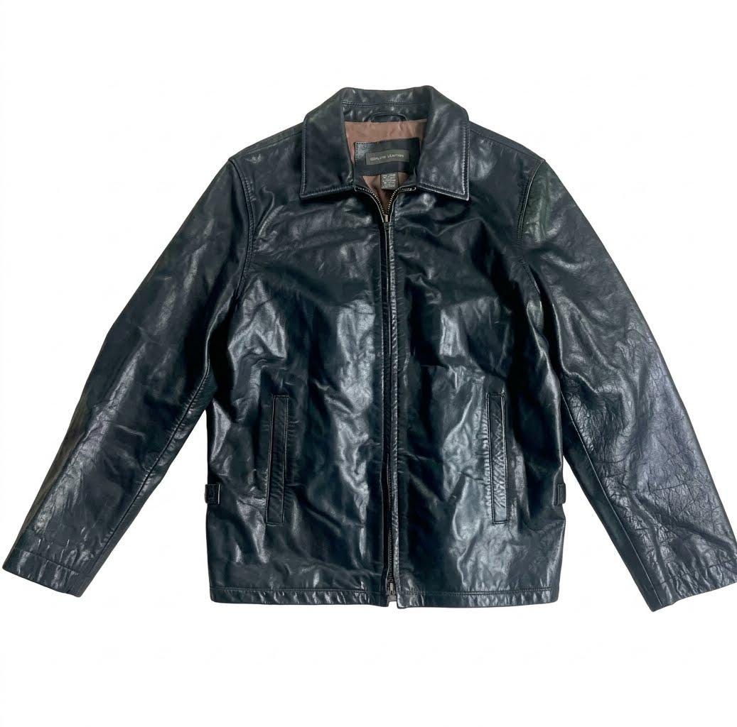 Banana Republic Leather Jacket - Etsy