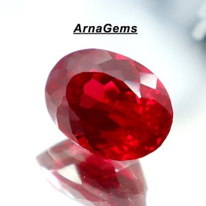 Natural Burma Ruby 32.80 Ct Oval Cut Certified Burmese Red Ruby Loose Gemstone for Ring Pendant Fine Jewelry Making Collector Gem