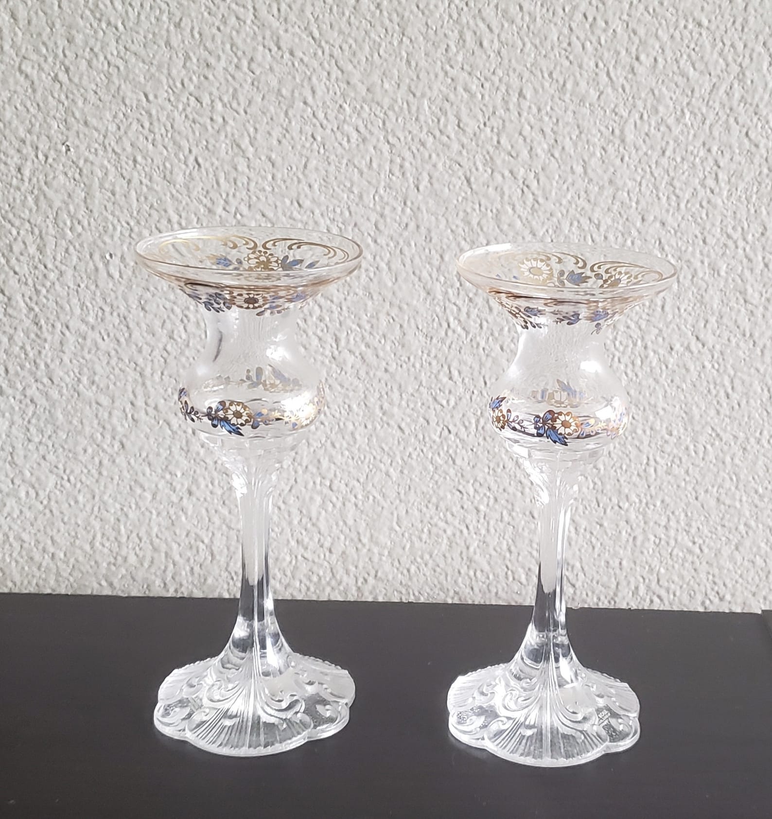 Rosenthal Crystal CLASSIC ROSE Candle Holder in Box Etsy