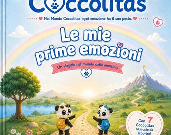 Libro delle emozioni per bambini 4-7 anni | PDF digitale illustrato | Curiosità, gioia e calma