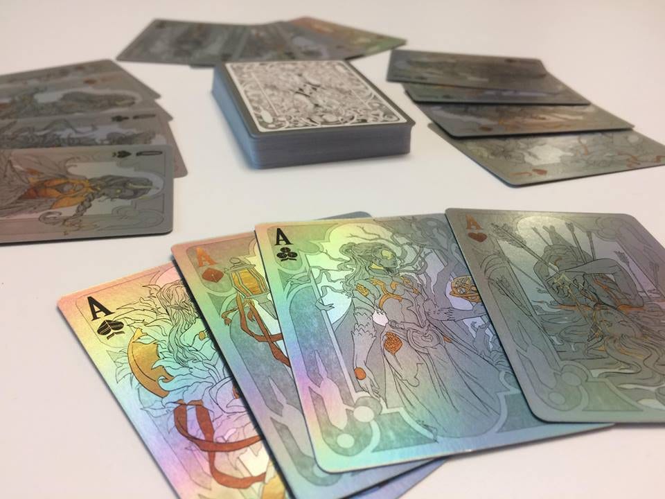 Fantasy Playing Card Set, Holographic 3rd Edition Limited Print Run - Etsy Fantasy Playing Card Set, Holographic 3rd Edition Limited Print Run - Etsy