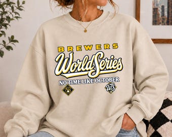 Milwaukee Brewers 2026 World Series T-Shirt, Vintage Collection Inspired Baseball Graphic Tee, Milwaukee Brewers Fan Gift, Retro Game Day