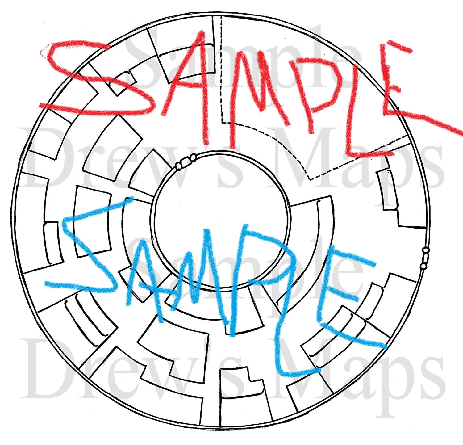 Hand drawn Fantasy Castle Maps 5 Map Pack JPEG FILES Etsy Singapore