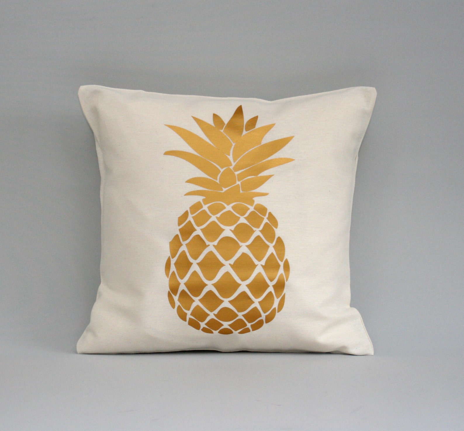 Pineapple Pillow cover gold pillow pineapple cushion throw Etsy
