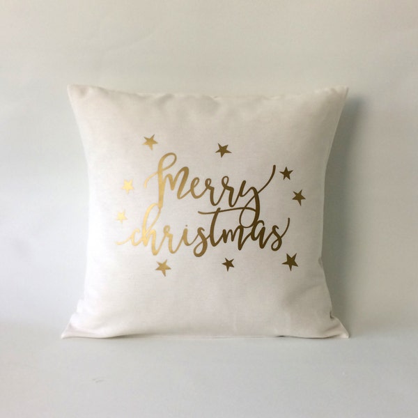 Gold White Pillow Etsy