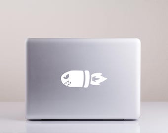 Bullet Bill Decal Sticker | Super Mario Vinyl Decal | Nintendo Gamer Gift | Laptop Sticker Water Bottle Car Decal