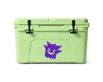 Gengar Vinyl Decal | Ghost Type Glow-Up Sticker for Cars, Laptops & More | Pokemon Fan Gift