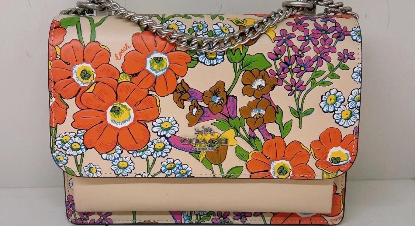 Coach Floral Bag - Etsy