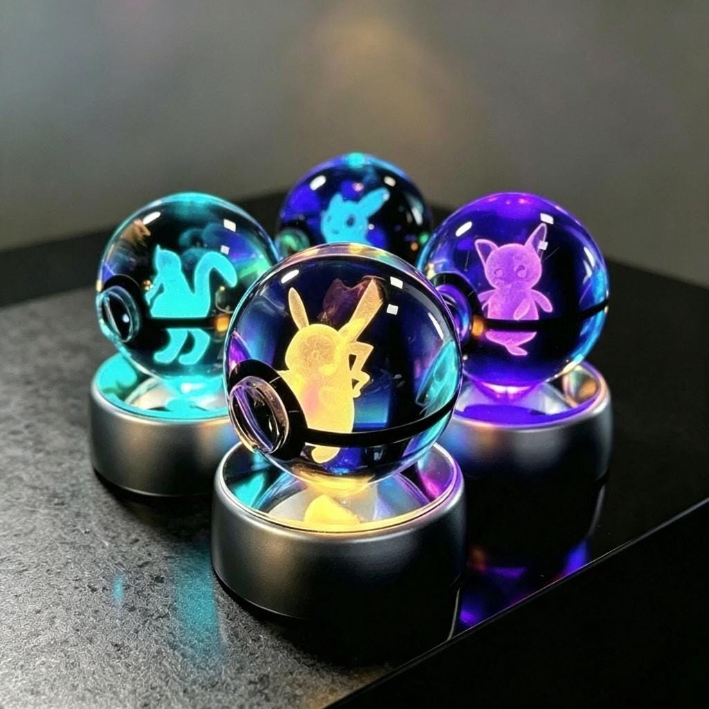 Glowing pokeball - Etsy 日本