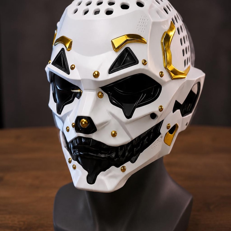 Dark Cyberpunk Helmet - Etsy