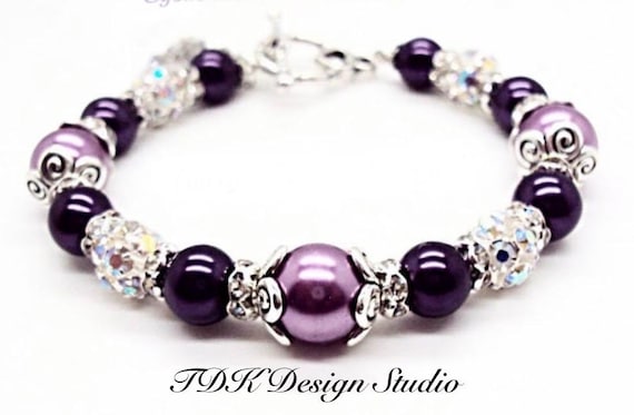 Stunning CYSTIC FIBROSIS AWARENESS Bracelet Etsy Canada