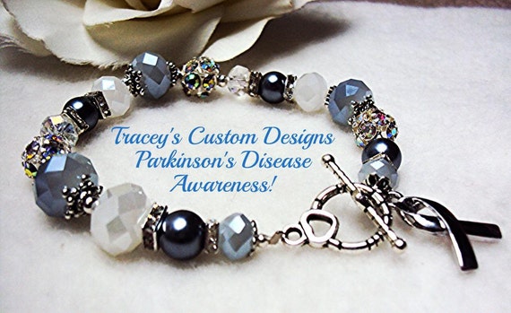 Parkinson's Disease Awareness Ribbon Sparkle Vinyl Car Window Wall Sticker  Decal | eBay