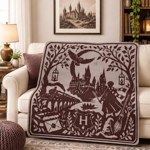 Wizard Crochet Pattern, Overlay Mosaic Crochet Blanket, Fantasy Digital PDF