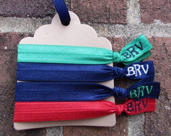 Monogrammed Hair Ties/Hair Ties/Ponytal Holders/Monogrammed Ponytail Holders/Monogrammed Gift/Monogrammed