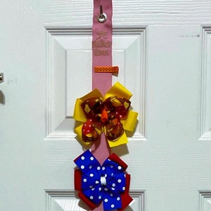 Bow Holder/Hair Bow Holder/Personalized Hair Bow Holder/Name Hair Bow Holder/Embroidered Hair Bow Holder/Ribbon Hair Bow Holder/Girls Gift