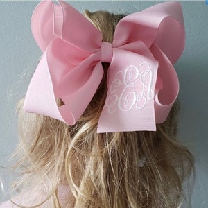 Monogrammed Hair Bow/Hair Bow/Bow/Boutique Hair Bow/Monogrammed Bow/Big Bow/Big Monogrammed Hair Bow
