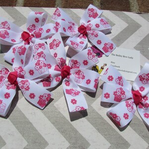 Flowerpot Hair Bow/Flower Hair Bow/Spring Hair Bow/Hair Bow