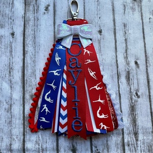 Personalized Zipper Charm/Zipper Pull/Name Zipper Charm/Bookbag Charm/Bookbag Zipper Charm/Gymnastics Bag Zipper Pull