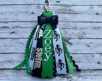 Swim Zipper Charm/Swim/Swim Bag Tag/ Swim Zipper Pull/Swim Gift/Swim Team/Swim Bag Pull