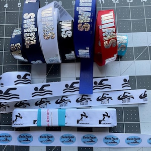 Swim Zipper Charm/Swim/Swim Bag Tag/ Swim Zipper Pull/Swim Gift/Swim Team/Swim Bag Pull image 9