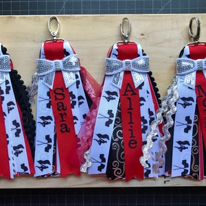 Color Guard Zipper Charm/Zipper Pull/Color Guard Bag Tag/Color Guard Gift/Color Guard/Baton Twirling Gift/Baton Bag Tag/Baton Zipper Pull