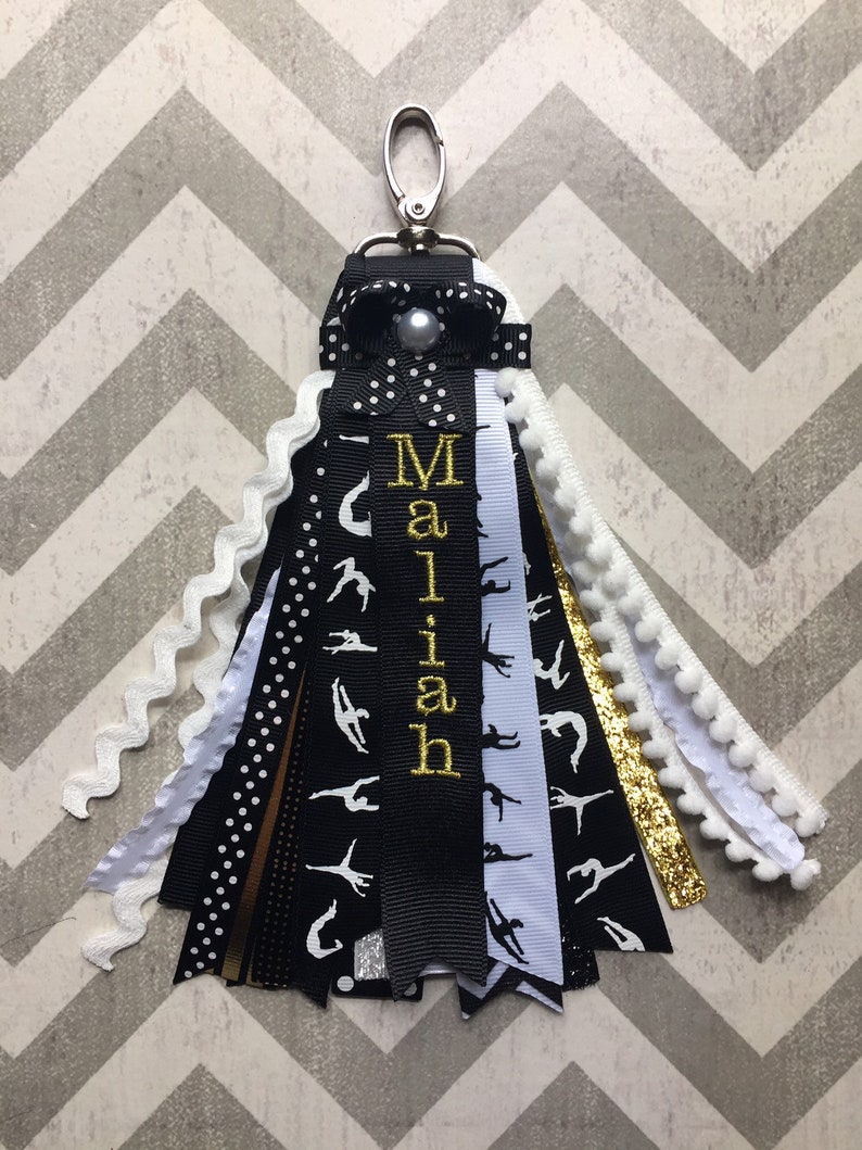 Personalized Zipper Charm/Zipper Pull/Name Zipper Charm/Bookbag Charm/Bookbag Zipper Charm/Gymnastics Bag Zipper Pull image 5