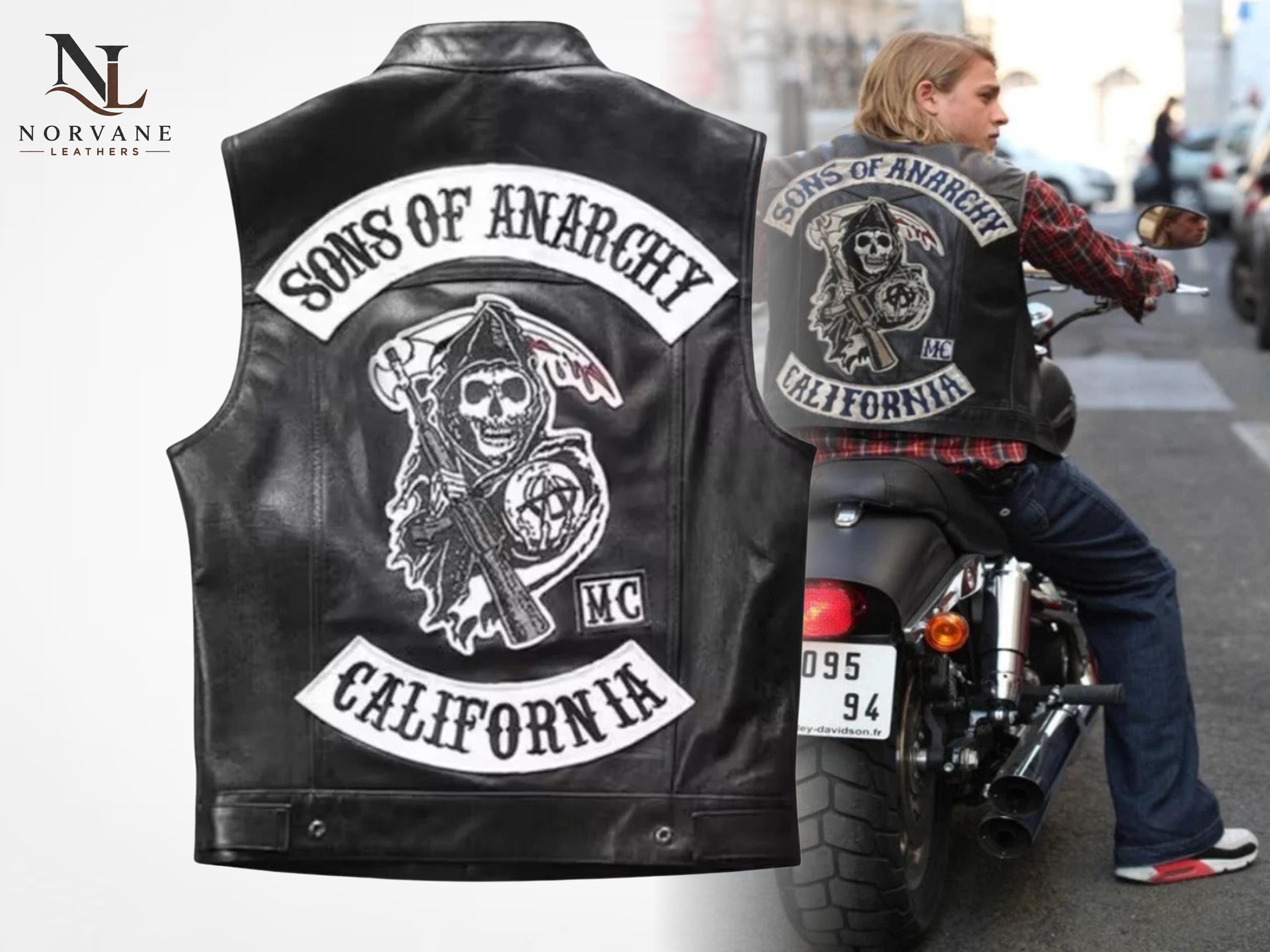 Sons of anarchy vest - Etsy 日本