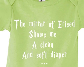 The mirror of Erised bodysuit for Geek Baby / 3M/6M