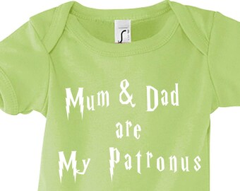 Patronus / Harry Potter bodysuit for Geek Baby / 3M/6M