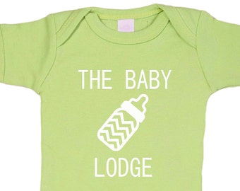 The Baby Lodge Twin Peaks bodysuit for Geek Baby / 3M/6M