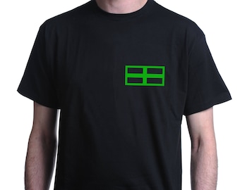 Dan Terminus Green Flag and Logo Unisex Tee