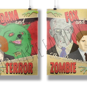 X-Files Double Feature Fine Art Print Bundle