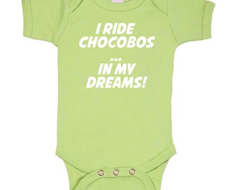 Final Fantasy Chocobo bodysuit for Geek Baby / 3M/6M